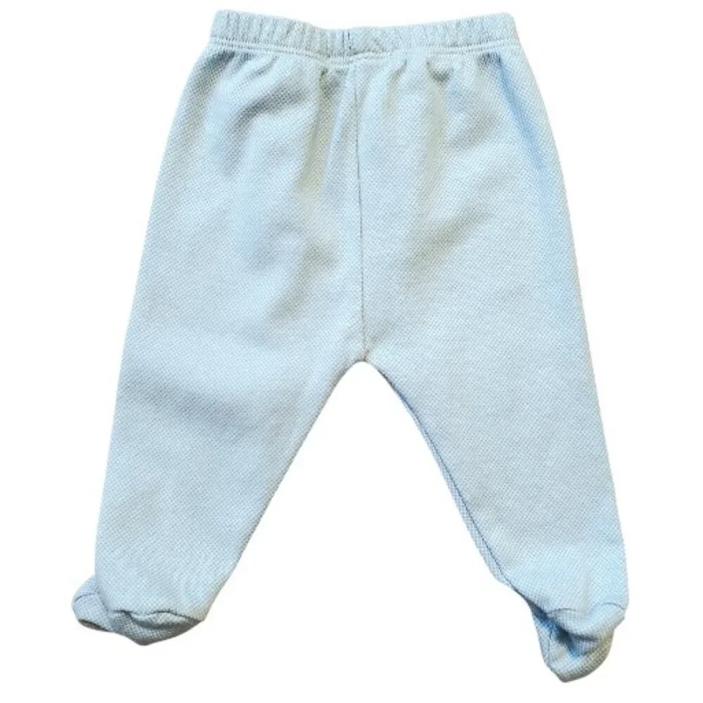 Kissy Kissy White and Light Blue Baby Matching Set